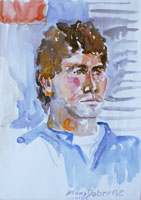 Michael 01, Portrait, Pastell
